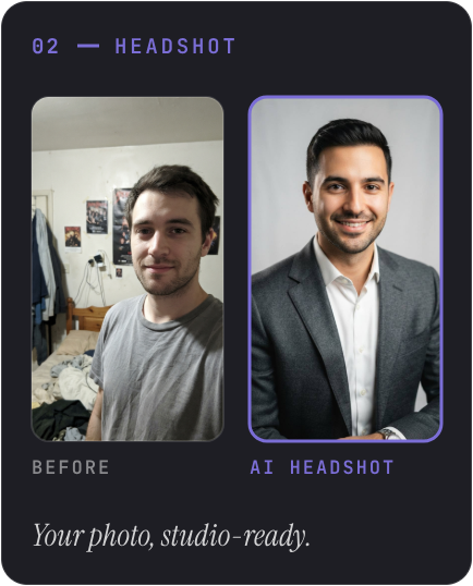 AI headshot