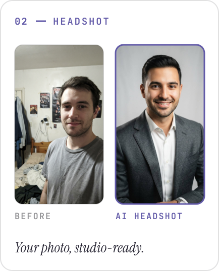 AI headshot